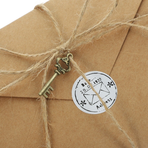 2 uppsättningar brevskrivande kit Business postkuvert Kraftpapper