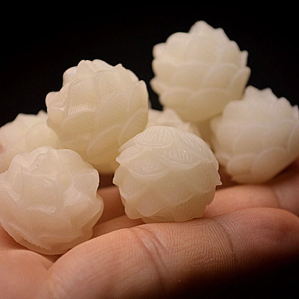 5 st Lotusblomma pärlor Fem lager Bodhi Root Beaded Bönpärlor