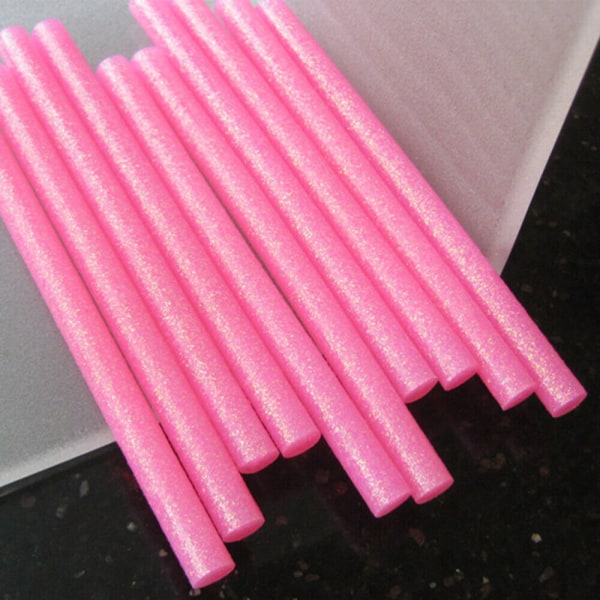 100 ST Hot Lim Sticks Bulk Glitter Adhesive Färg Smält Craft Child Christmas