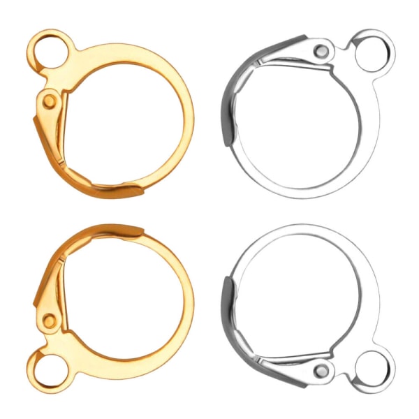20 st Leverback Ear Wires Örhängen Krokar Hoops Smyckestillverkning