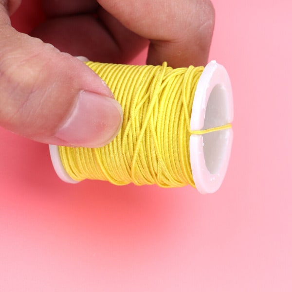 20 ST Elastiskt öronrep Flätad Bungee Cord Knit Spool Craft