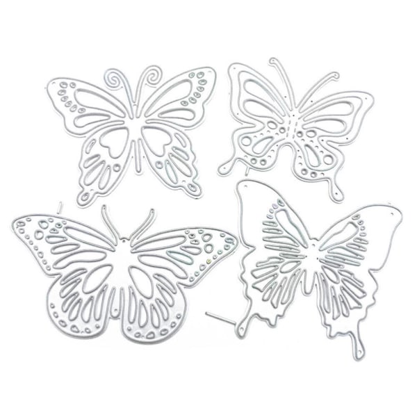 Att göra Stencil Craft Cutting Dies Butterfly Embossing Paper Art