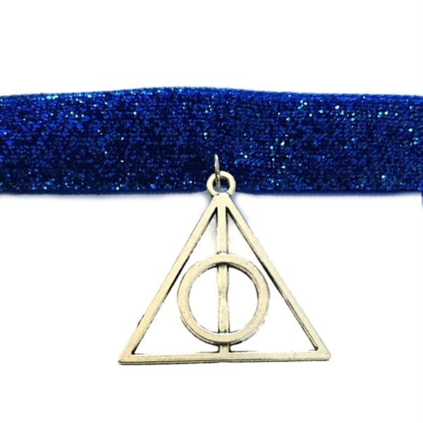 Choker Dödsrelikerna Blå/Ravenclaw Hogwarts Harry Potter
