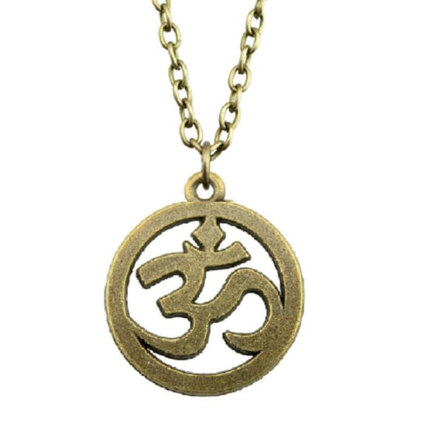 Halsband OHM AUM Brons Symbol Buddhism Brons