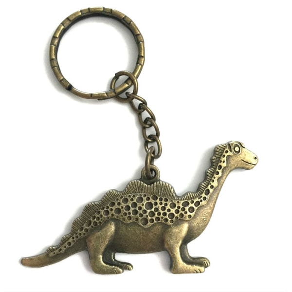 Nøkkelring - Dinosaur i bronse Bronze
