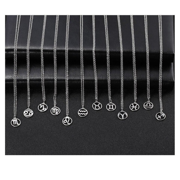 Necklace - Taurus - Zodiac - Stainless steel Silver