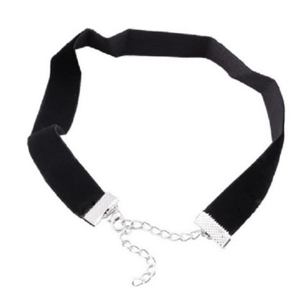 Choker - Fugl - Ravn - Onyx - Fløyel Black