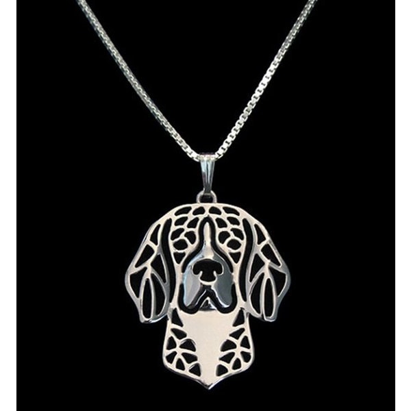 Halskæde - Hund - Beagle Silver