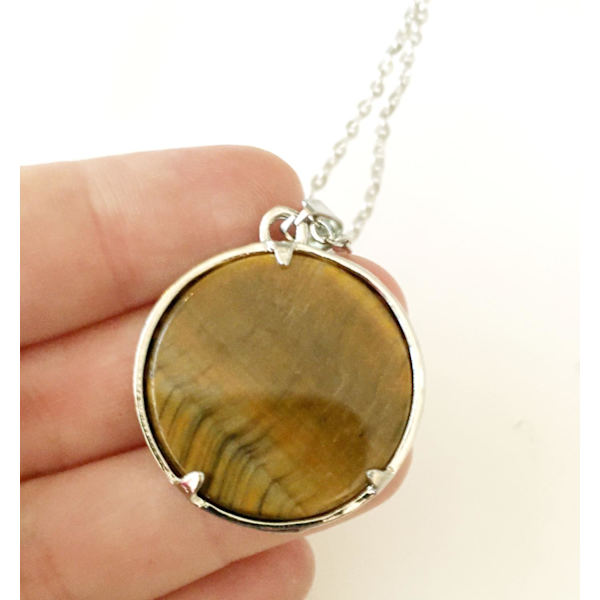 Necklace - Tree of Life - Tigereye Multicolor
