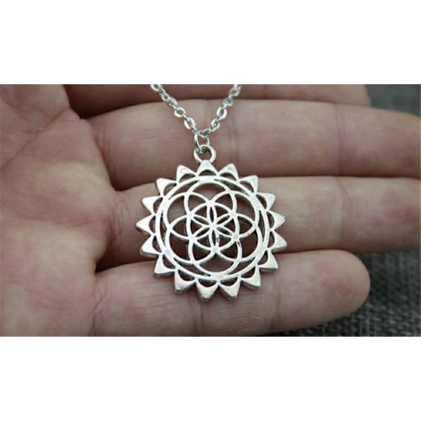 Necklace - Seed of Life Silver