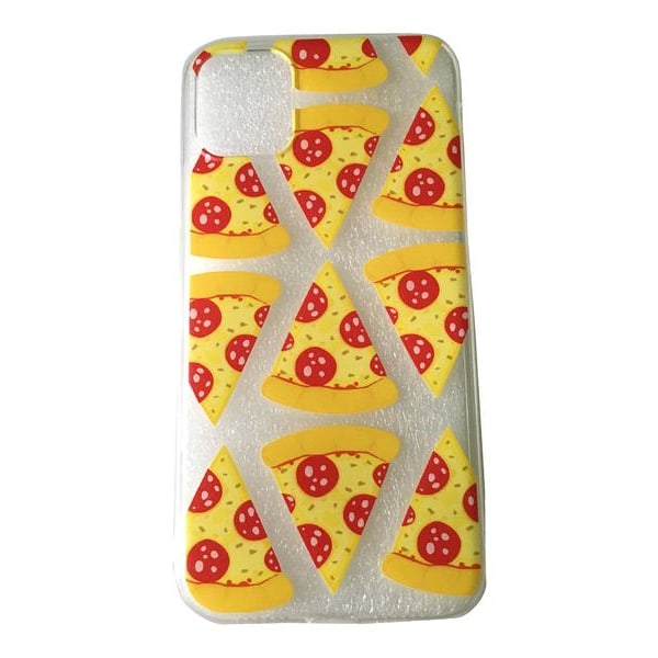 iPhone 11 PIZZA Pizzaslice Mat Fastfood multifärg