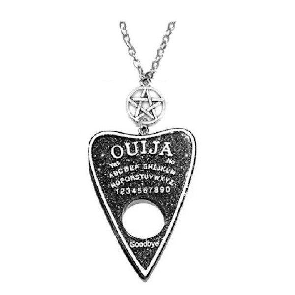 Halsband OUIJA Spådom Pentagram Grå Övernaturligt Pagan Wicca grå