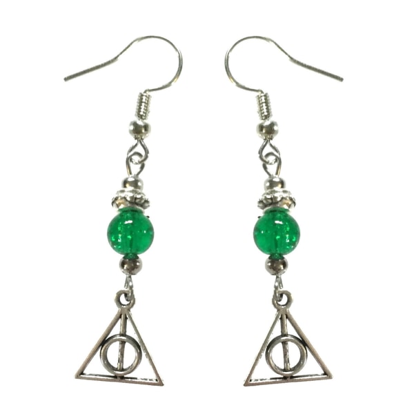 Örhängen Slytherin  Deathly Hallows/Dödsrelikerna Harry Potter Green