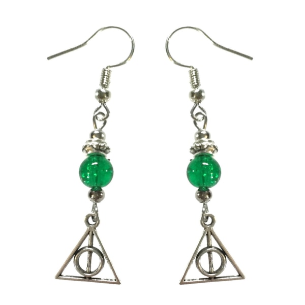 Örhängen Slytherin  Deathly Hallows/Dödsrelikerna Harry Potter Grön