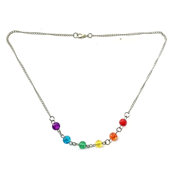 Choker Pride Regnbågssmycke LGBT HBTQ Rostfritt Halsband multifärg