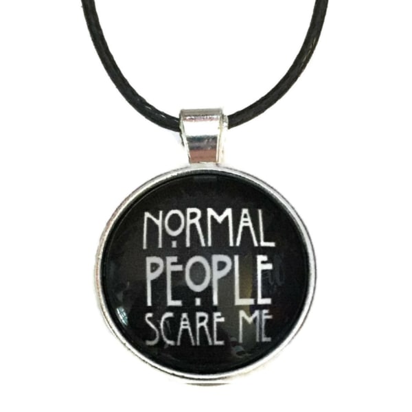 Halskæde - Normale mennesker skræmmer mig - American Horror Story Multicolor
