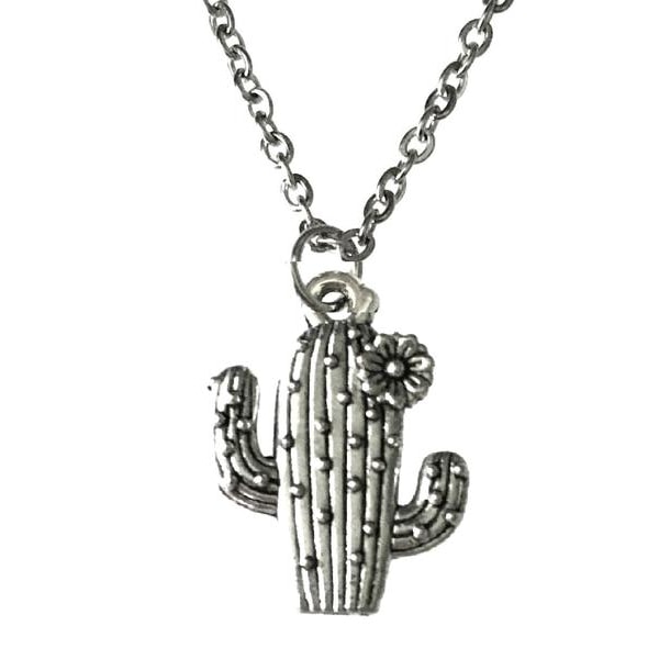 Halskjede - Kaktus Silver