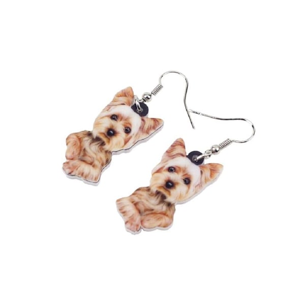 Earrings - Yorkshire terrier - Acrylic Multicolor