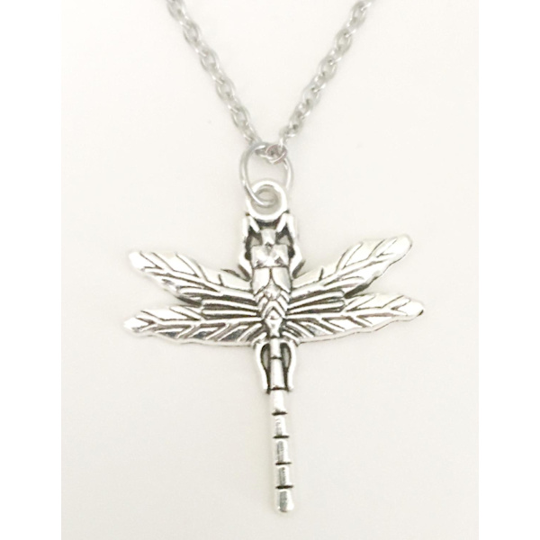 Necklace - Dragonfly Silver
