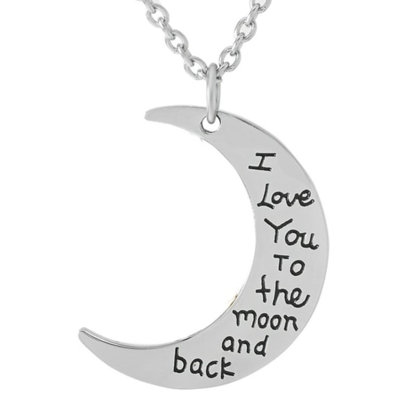 Choker - Crescent Moon - Jeg elsker deg til månen og tilbake