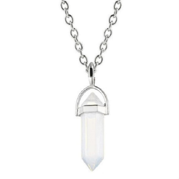 Halsband Bergskristall LÅNG kedja Healing New Age Transparent a496 |  Transparent | Fyndiq
