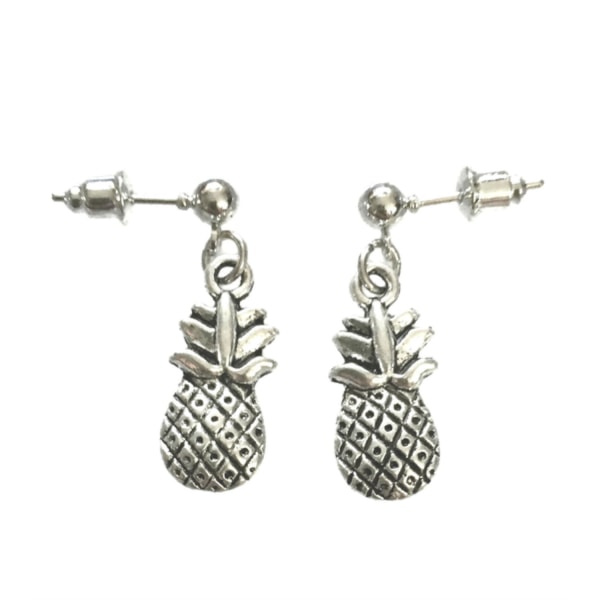 Earrings - Pineapple - Pin Silver