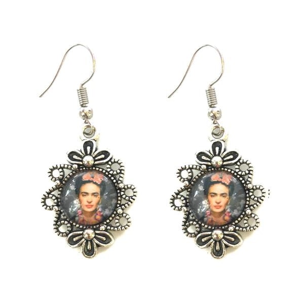 Earrings - Frida Kahlo - Victorian Multicolor