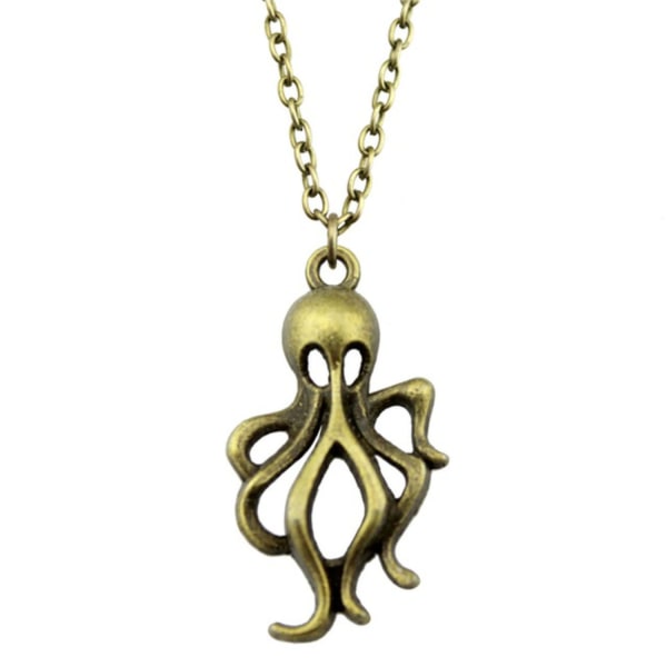 Halskæde - Octopus - Kraken - Mini - Bronze