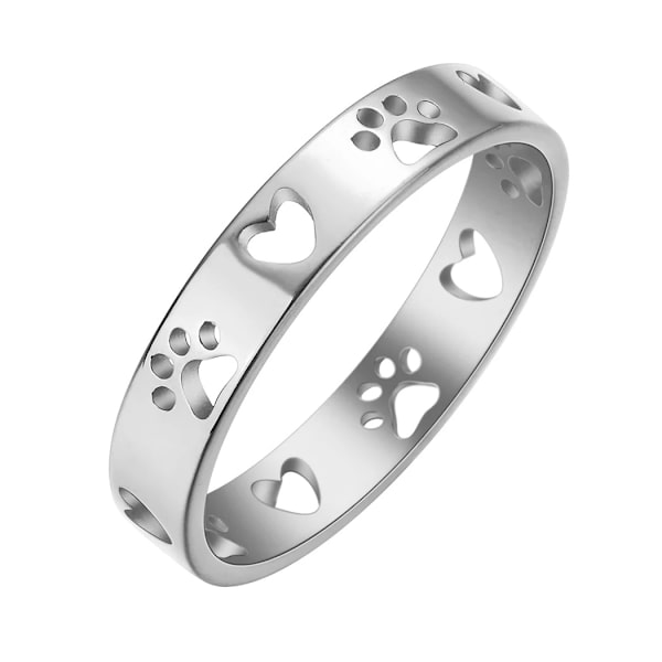 Ring - Poter- Hjerte Silver grey