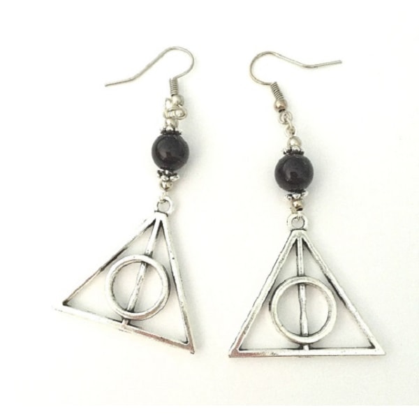 Örhängen - Deathly Hallows - Dödsrelikerna - Harry Potter - Onyx Black