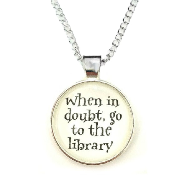 Halsband  When in doubt go to the library - Harry Potter