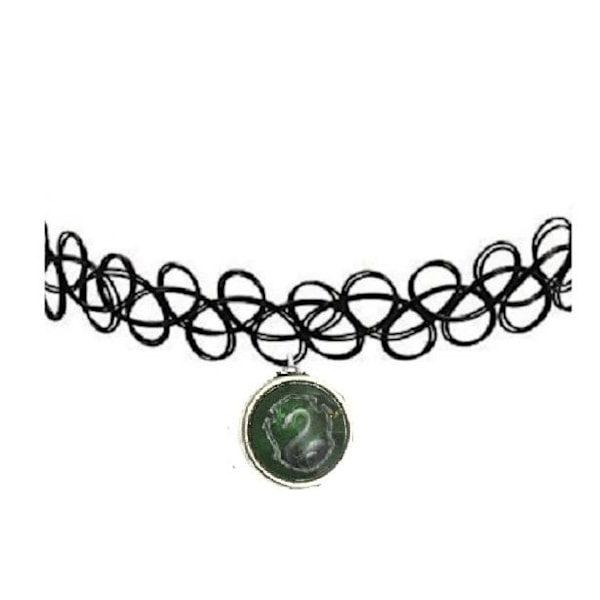 Choker - Slytherin - Harry Potter - Tattoo Green