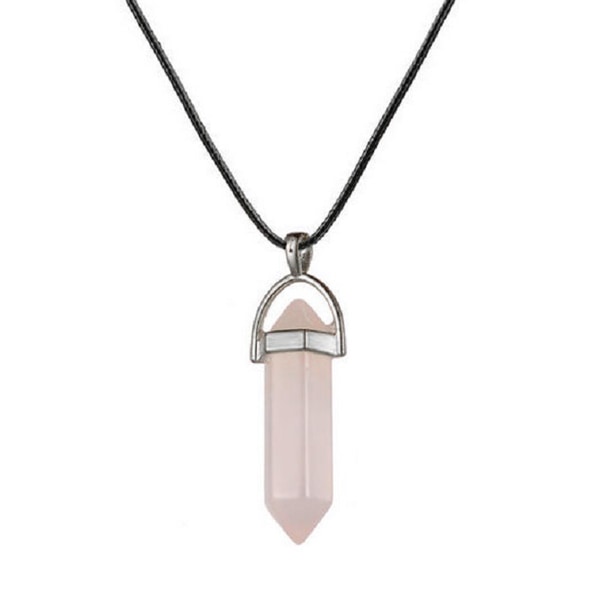 Necklace/Choker -Rose Quartz - 2 lengths