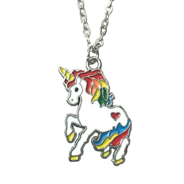 Halsband Enhörning Unicorn Regnbågsfärgad Sagoväsen multifärg