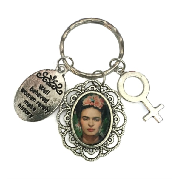 Avaimenperä - Frida Kahlo - Naisen symboli - Hyvin käyttäytyviä naisia - Sil Multicolor