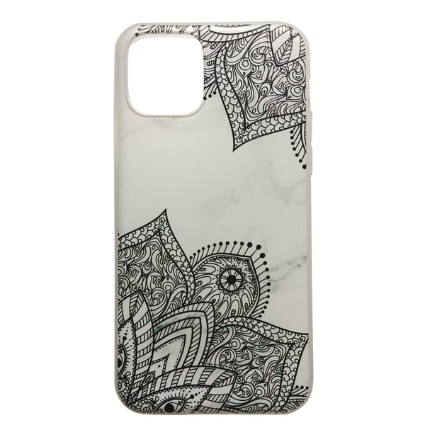 iPhone 11 Marmor Spets Lace Henna Marble Svart