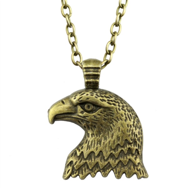 Necklace - Eagle - Bronze - Chain Bronze