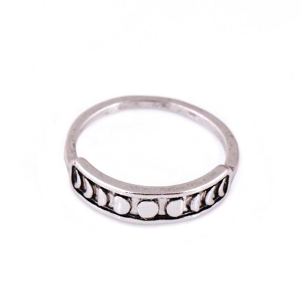Ring - Moon - Phases - 2 Sizes Silver 6