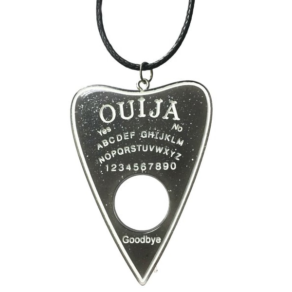 Halsband OUIJA Spådom Ande Spirit Övernaturligt Pagan Wicca Svart