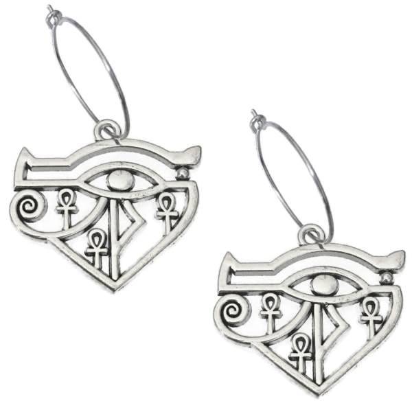 Korvakorut - Kreolit - Eye of Ra - Horus - Ankh Silver