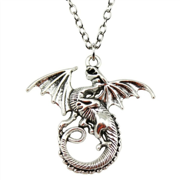 Necklace - Dragon - Silver 60/kedja