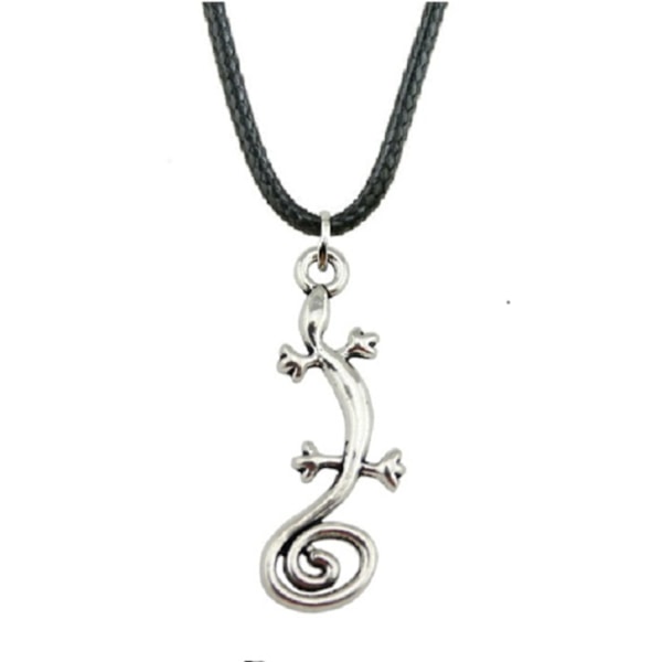 Necklace - Lizard - Gecko - Chain or Cord 46/rem