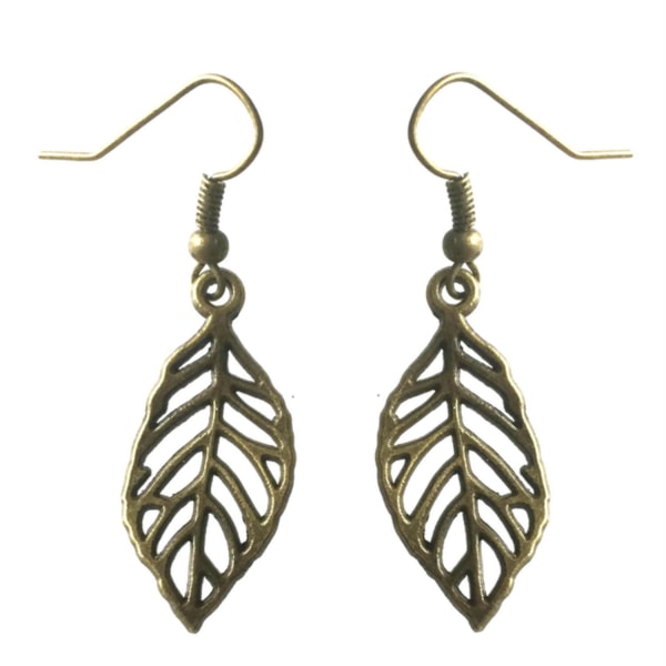 Earrings - Leaf - Bronze Bronze