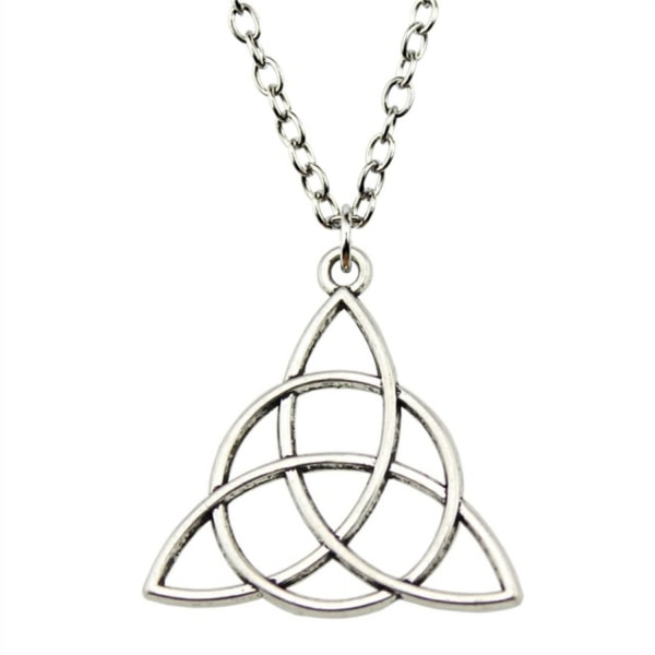 Halsband Triquetra Keltisk triangel Charmed Symbol