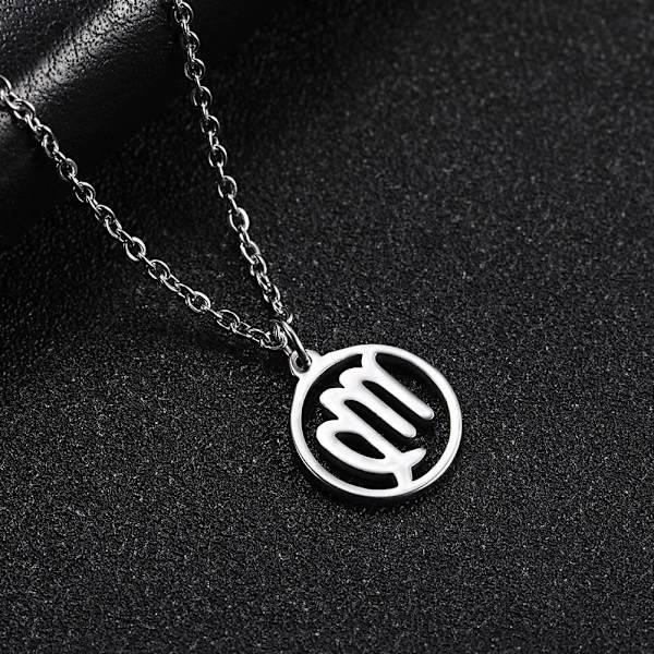 Necklace - Virgo - Zodiac - Stainless steel Silver