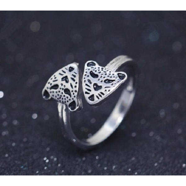 Ring - Cheetah - Leopard Silver