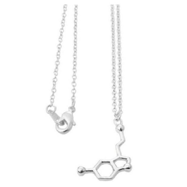 Necklace - Serotonin - Molecule Gold