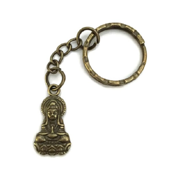 Nyckelring Buddhism Buddha Yoga New age Bronze