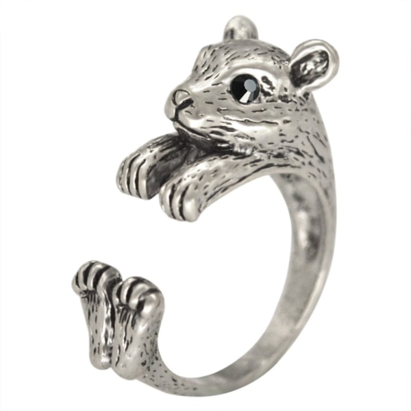 Ring Hamster Marsvin Gnagare Djur Silver