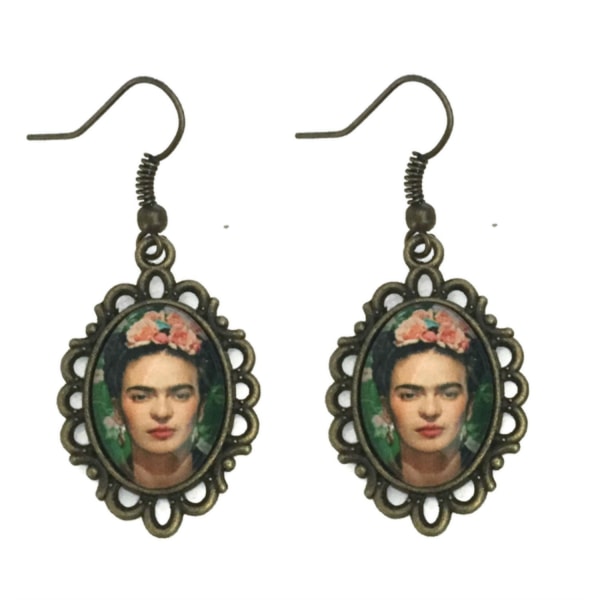 Halskæde - Øreringe - Sæt - Frida Kahlo - Bronze Multicolor